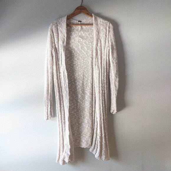 Free People Linen Blend Free Spirit Ribbed Duster - Picture 1 of 8